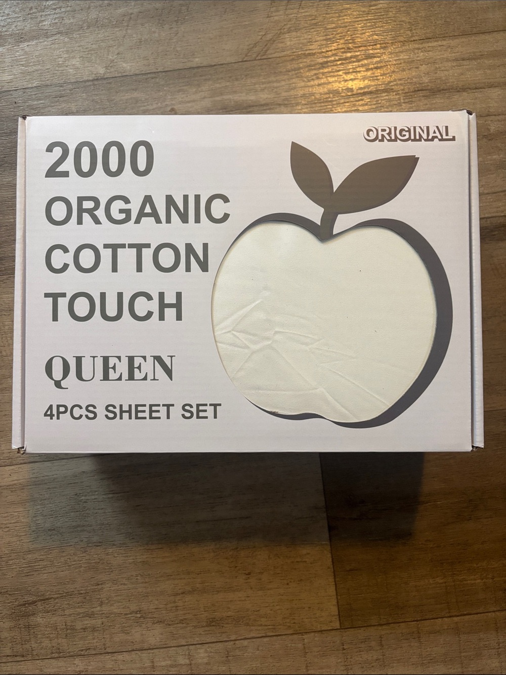 2000 Organic Cotton Touch Queen 4pcs Sheet Set - White